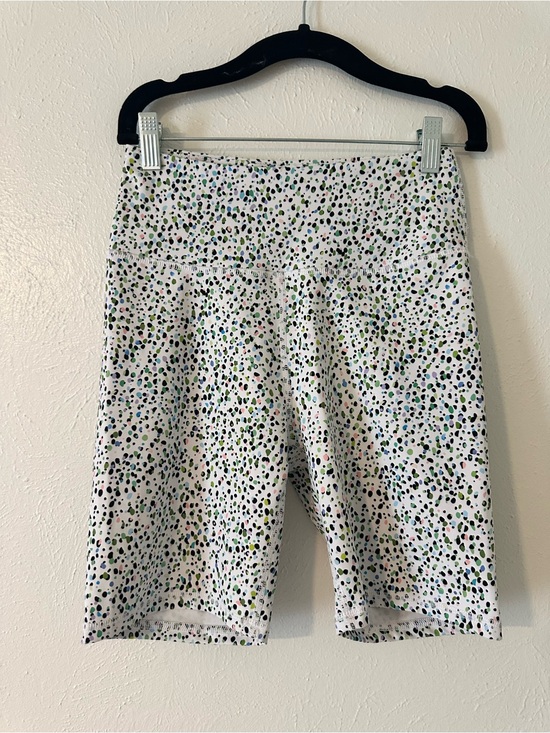 Pants - Speckled biker shorts